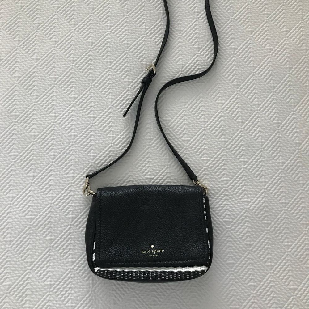 Kate Spade cobble hill straw - abela crossbody